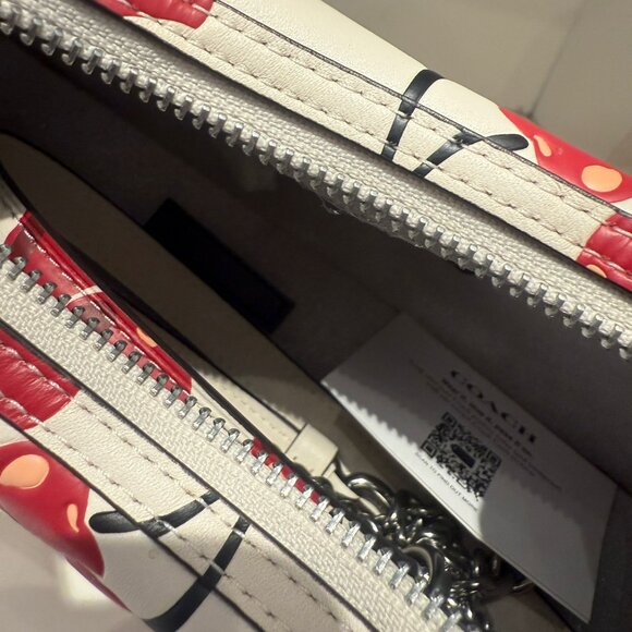 coach Carmen Mini Crossbody Bag With Cherry Print cy711 - Picture 7 of 8